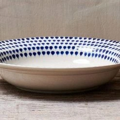 Nkuku Indigo Drop Pasta Bowl