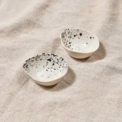 Nkuku Set of 2 Ama Splatter Dipping Bowls