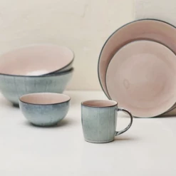Nkuku Bao Dusky Pink Serving Bowl