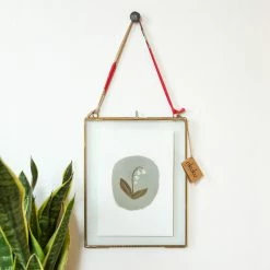 Nkuku Antique Brass Kiko Frame 8 X 10 Inches - Portrait