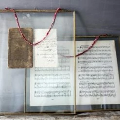 Nkuku 10x15 cm Brass and Glass Kiko Horizontal Frame