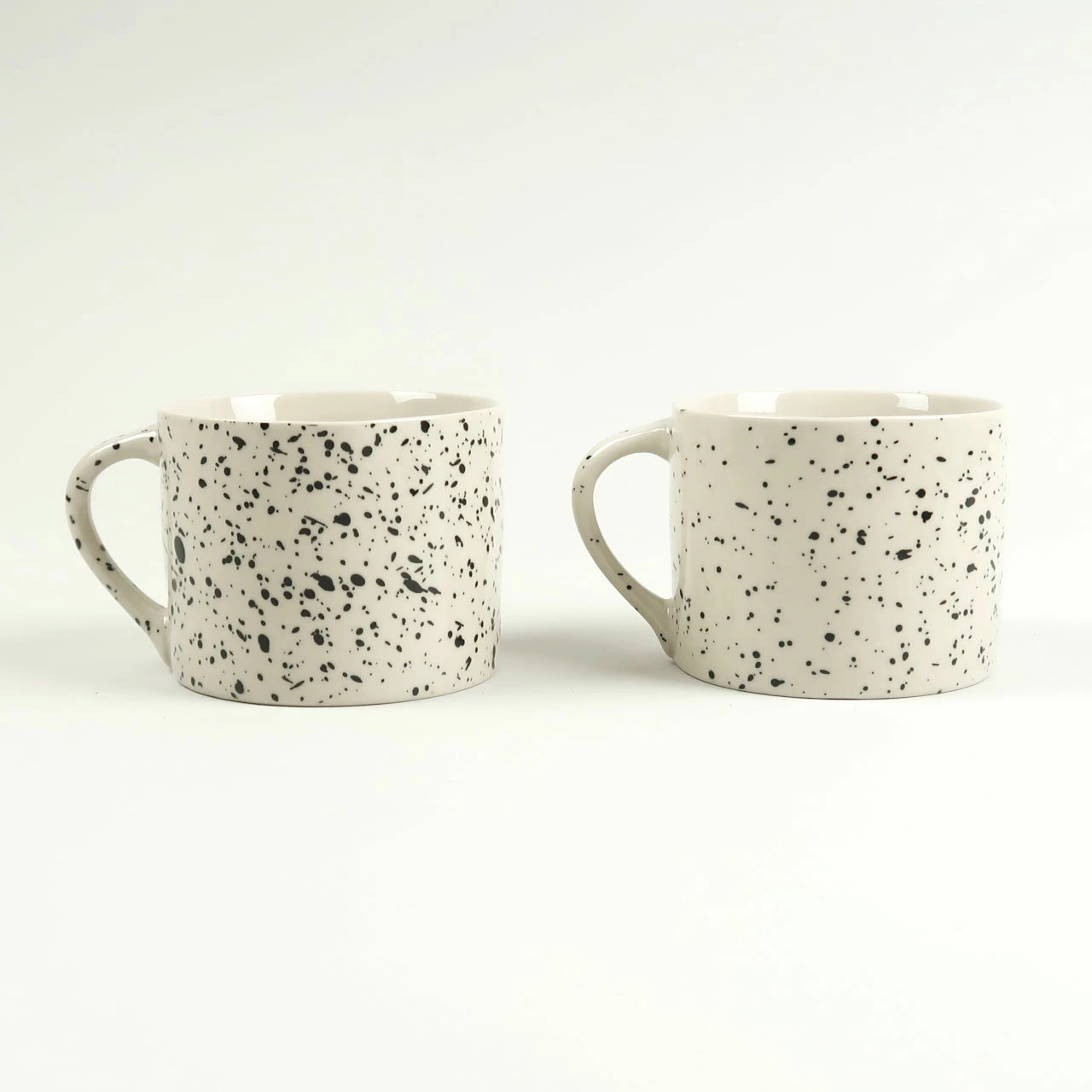 Nkuku Ama Splatter Mugs - Set of 2 - Short 4 Nkuku Ama Splatter Mugs - Set of 2 - Short