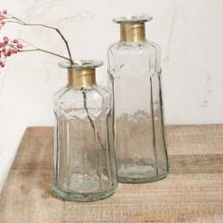 Nkuku Chara Hammered Decorative Bottle 3 Nkuku Chara Hammered Decorative Bottle