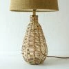 Nkuku Darma Wicker Lamp Base - Small Tall