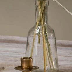 Nkuku Sirsa Tall Glass Candlestick 6 Nkuku Sirsa Tall Glass Candlestick