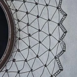 Nkuku Small Rust Arna Wire Mirror
