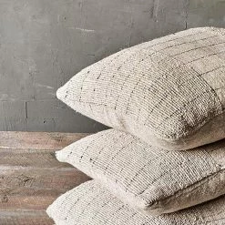 Nkuku Natural Mayla Rectangle Cushion Cover 60 X 40cm