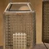Nkuku Nakko Lantern In Aged Antique Brass