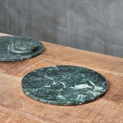 Nkuku Bajo-Plato De Mármol Verde 5 Nkuku Bajo-Plato De Mármol Verde