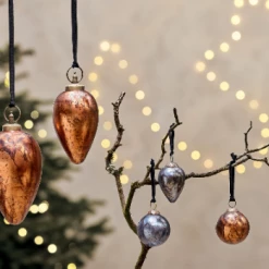 Nkuku Jalshara Giant Bauble - Antique Copper - Small