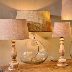 Nkuku Medium Natural Dia Jute Lampshade