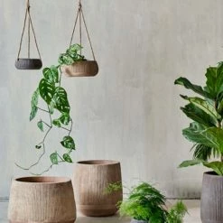 Nkuku Small Terracotta Wampu Wide Planter