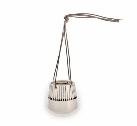 Nkuku Matchstick Ceramic Hanging Planter 1 Nkuku Matchstick Ceramic Hanging Planter