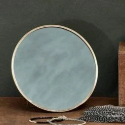 Nkuku Kiko Large Brass Standing Mirror