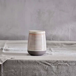 Nkuku Edo Storage Jar - Slate