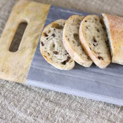 Nkuku Bwari Marble Platter Grey Small