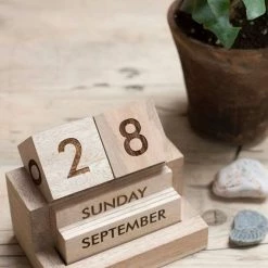Nkuku Hansa Wooden Calendar