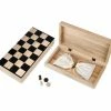 Nkuku Mango Wood Chess And Draughts