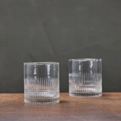 Nkuku Clear Mila Tumbler Glasses - Set of 4