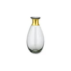 Nkuku Large Glass Smoke Miza Mini Vase