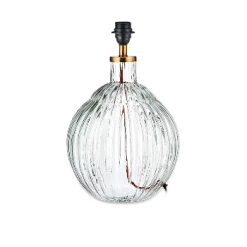 Nkuku Varanisi Wide Glass Lamp