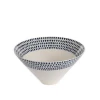 Nkuku Medium Indigo Drop Serving Bowl