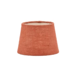 Nkuku Dia Jute Rust Lampshade - Small