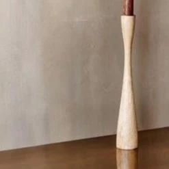 Nkuku Natural Mango Wood Candlestick 5 Nkuku Natural Mango Wood Candlestick