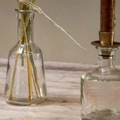 Nkuku Sirsa Tall Glass Candlestick