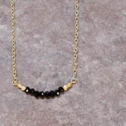 Nkuku Bego Black Onyx Necklace