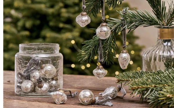 Nkuku Adisa Bauble Jar Antique Silver 2 Nkuku Adisa Bauble Jar Antique Silver