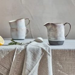 Nkuku Edo Glazed Grey Jug 7 Nkuku Edo Glazed Grey Jug