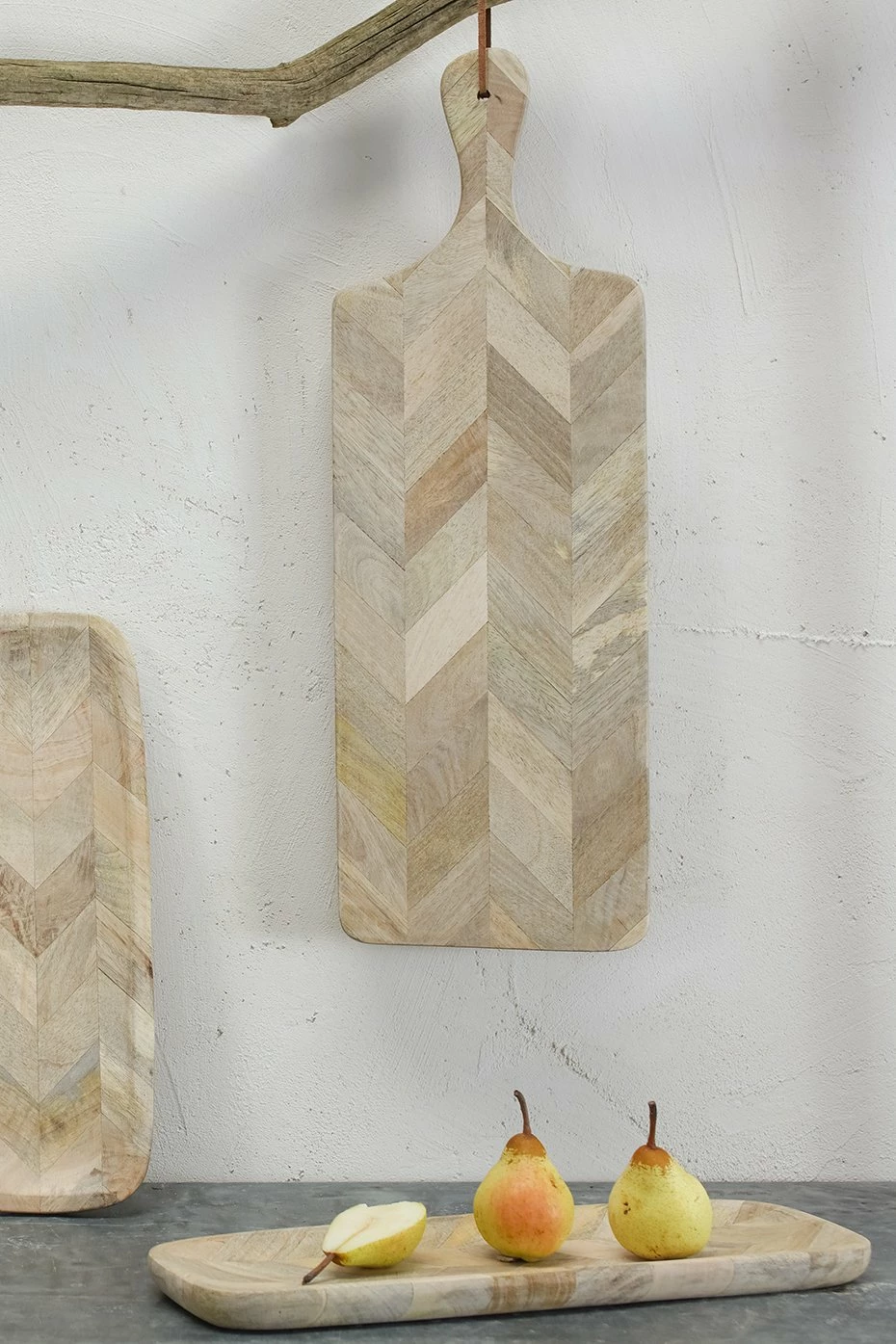 Nkuku Mango Wood Nalbari Chopping Board Large 1 Nkuku Mango Wood Nalbari Chopping Board Large