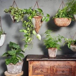 Nkuku Abari Caged Hanging Planter Small