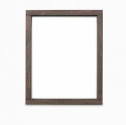 Nkuku 50x35 cm Dark Mango Wood and Glass Indu Frame
