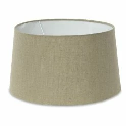 Nkuku Large Wide Recycled Glass Baba Lamp with Extra Large Shade