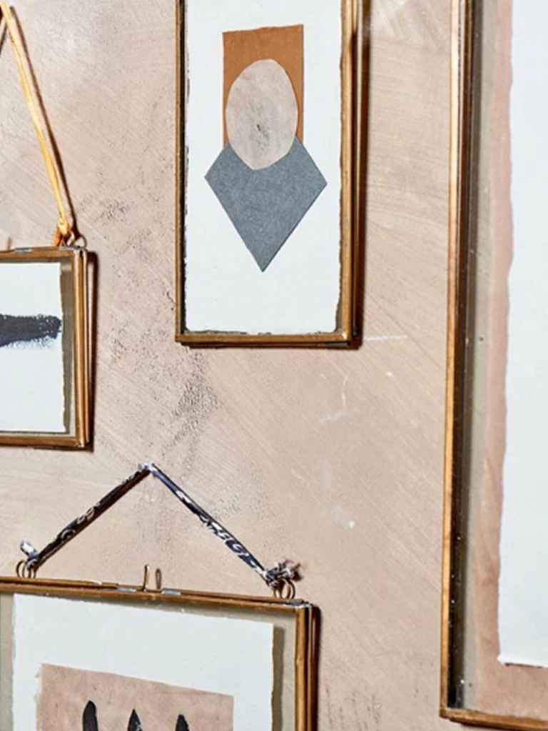 Nkuku Medium Landscape Frame In Antique Brass 2 Nkuku Medium Landscape Frame In Antique Brass