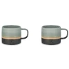 Nkuku Dark Blue/Light Blue Dipped Mug Dusty Blue Set Of 2