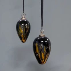 Nkuku Large Aged and Amber Danoa Giant Bauble Drop