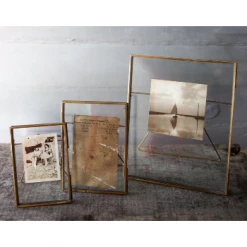 Nkuku Danta Brass Standing Frame 4 x 6