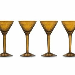 Nkuku Burnt Amber Mila Cocktail Glass 11 Nkuku Burnt Amber Mila Cocktail Glass