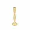 Nkuku Gold Brushed Gold Candle Stick