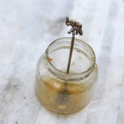 Nkuku Antique Brass Spoon