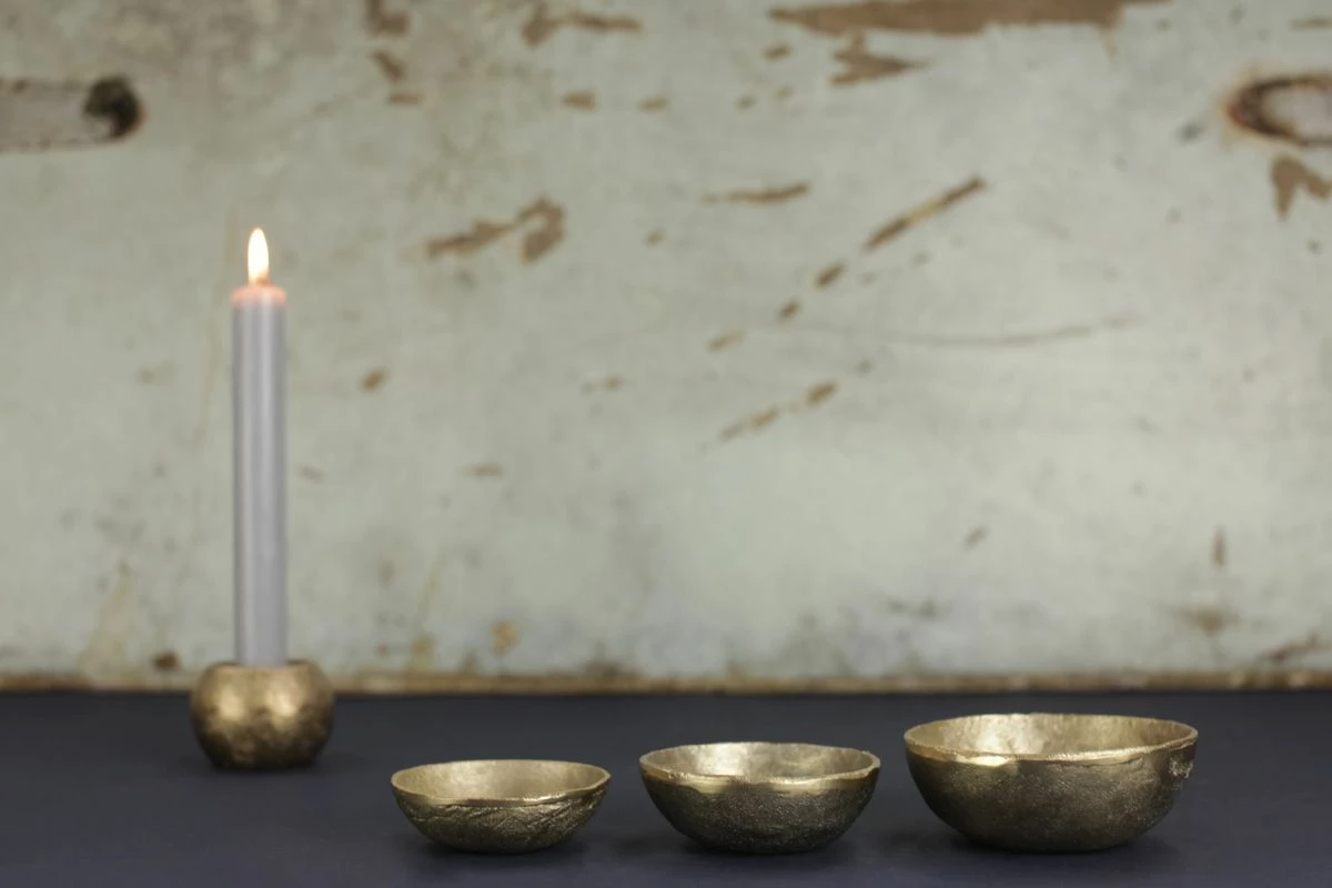 Nkuku Large Jahi Brass Bowl 6 Nkuku Large Jahi Brass Bowl