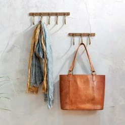 Nkuku Large Antique Brass Kuna Iron Hooks