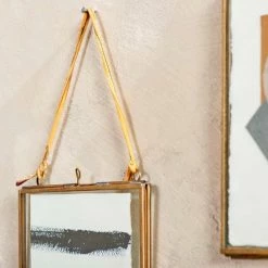 Nkuku Brass Kiko Frame Portrait 8 X 10