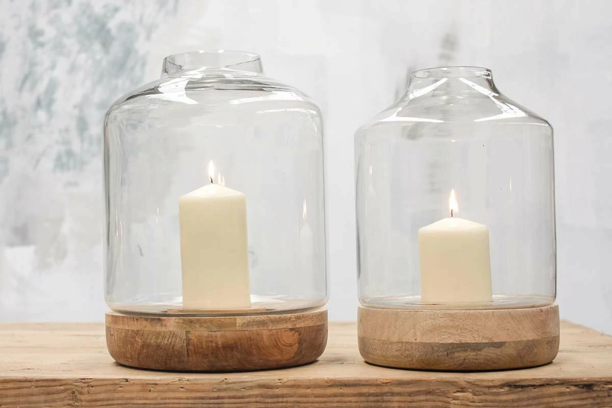 Nkuku Large Tapered Hurricane Lantern 3 Nkuku Large Tapered Hurricane Lantern