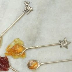 Nkuku Antique Brass Spoon