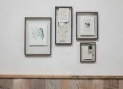 Nkuku 20.32x25.4 cm Dark Mango Wood and Glass Indu Frame