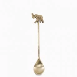 Nkuku Antique Brass Spoon